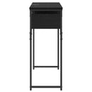 Konsolbord Sort eg Konstrueret træ 75x30x75cm