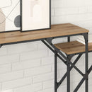 Konsolbord 2 stk. Artisan Egetræ 100 x 28 x 75 cm
