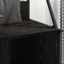Tøjstativ Sort eg 100 x 41 x 184 cm Konstrueret træ