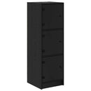 Highboard Sort eg 35 x 37 x 109 cm Konstrueret træ