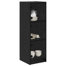 Highboard Sort eg 35 x 37 x 109 cm Konstrueret træ