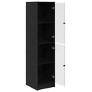 Highboard Sort eg 35 x 37 x 142 cm Konstrueret træ