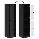 Highboard Sort eg 35 x 37 x 142 cm Konstrueret træ