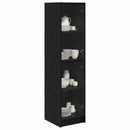 Highboard Sort eg 35 x 37 x 142 cm Konstrueret træ