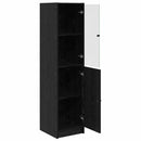 Highboard Sort eg 35 x 37 x 142 cm Konstrueret træ