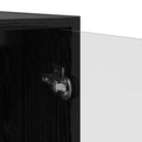 Vægskab 68 x 37 x 68,5 cm Konstrueret træ Sort eg