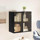 Vægskab 68 x 37 x 68,5 cm Konstrueret træ Sort eg