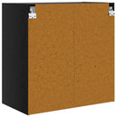 Vægskab 68 x 37 x 68,5 cm Konstrueret træ Sort eg