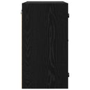 Vægskab 68 x 37 x 68,5 cm Konstrueret træ Sort eg