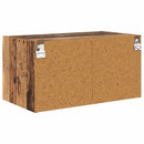 Vægskab Vægmonteret Gammelt træ 68 x 37 x 35 cm Konstrueret træ