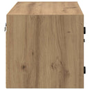 Væggeskabe 2 stk. 68 x 37 x 35 cm Konstrueret træ
