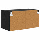 Vægskab 68 x 37 x 35 cm Konstrueret træ Sort eg