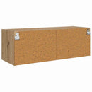 Vægskab 102 x 37 x 35 cm Konstrueret træ Artisan Egetræ