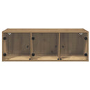 Vægskab 102 x 37 x 35 cm Konstrueret træ Artisan Egetræ