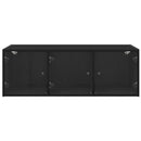Vægskab 102 x 37 x 35 cm Konstrueret træ Sort eg