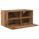 TV Væghylder 2 pcs Gammelt træ 60 x 30 x 30 cm Konstrueret træ