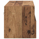 TV Væghylder 2 pcs Gammelt træ 60 x 30 x 30 cm Konstrueret træ