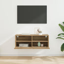 TV vægskab 80 x 30 x 30 cm Artisan Egetræ Konstrueret træ