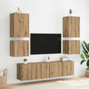 TV Væghylder 2 pcs Artisan Egetræ 40,5x30x40cm Konstrueret træ