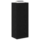 TV vægskab Sort eg 40,5 x 30 x 102 cm Konstrueret træ