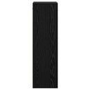 TV vægskab Sort eg 40,5 x 30 x 102 cm Konstrueret træ