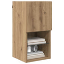 Væghængt TV Skab med LED Artisan Egetræ 30,5 x 30 x 60 cm