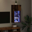 Væghængt TV Skab Gammelt træ 40,5 x 30 x 90 cm Konstrueret træ