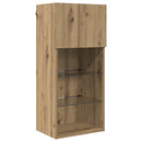 Væghængte TV skabe 2 pcs Artisan Egetræ 40,5 x 30 x 90 cm