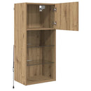 Væghængte TV skabe 2 pcs Artisan Egetræ 40,5 x 30 x 90 cm