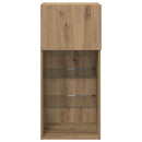 Væghængte TV skabe 2 pcs Artisan Egetræ 40,5 x 30 x 90 cm