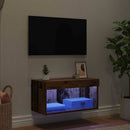 TV-møbelsæt med LED Gammelt træ 60 x 30 x 30 cm Konstrueret træ