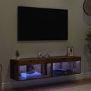 TV-møbelsæt 2 pcs Gammelt træ 60 x 30 x 30 cm Konstrueret træ