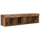 TV-møbelsæt 2 pcs Gammelt træ 60 x 30 x 30 cm Konstrueret træ