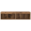 TV-møbelsæt 2 pcs Gammelt træ 60 x 30 x 30 cm Konstrueret træ