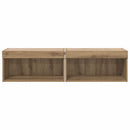 TV-møbelsæt med LED 2 pcs Artisan Egetræ 60 x 30 x 30 cm