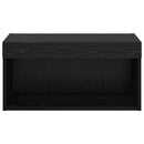 TV-møbelsæt med LED Sort eg 60 x 30 x 30 cm Konstrueret træ