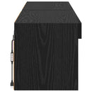 TV-møbelsæt 2 pcs Sort eg 60 x 30 x 30 cm Konstrueret træ