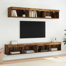 TV-møbelsæt 2 pcs Gammelt træ 100 x 30 x 30 cm Konstrueret træ