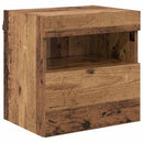 TV Væghylder 2 pcs Gammelt træ 40 x 30 x 40 cm Konstrueret træ