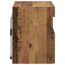 TV Væghylder 2 pcs Gammelt træ 40 x 30 x 40 cm Konstrueret træ