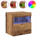 TV Væghylder 2 pcs Gammelt træ 40 x 30 x 40 cm Konstrueret træ