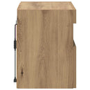 TV Væghylder med LED 2 pcs Artisan Egetræ 40 x 30 x 40 cm