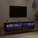 TV Væghylder 2 pcs Gammelt træ 80 x 30 x 40 cm Konstrueret træ