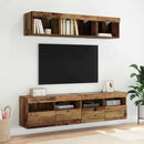 TV Væghylder 2 pcs Gammelt træ 80 x 30 x 40 cm Konstrueret træ