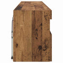TV Væghylder 2 pcs Gammelt træ 80 x 30 x 40 cm Konstrueret træ