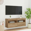 TV vægskab Artisan Egetræ 100 x 30 x 40 cm Konstrueret træ