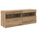 TV vægskab Artisan Egetræ 100 x 30 x 40 cm Konstrueret træ