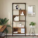 Bogreol Gammelt træ 76 x 33 x 188,5 cm Konstrueret træ