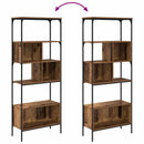 Bogreol Gammelt træ 76 x 33 x 188,5 cm Konstrueret træ
