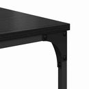 Bogreol Sort eg 76 x 33 x 188,5 cm Konstrueret træ